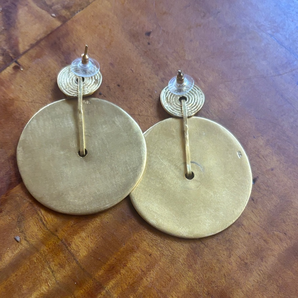 José Cano gold earrings - Picture 3 of 4